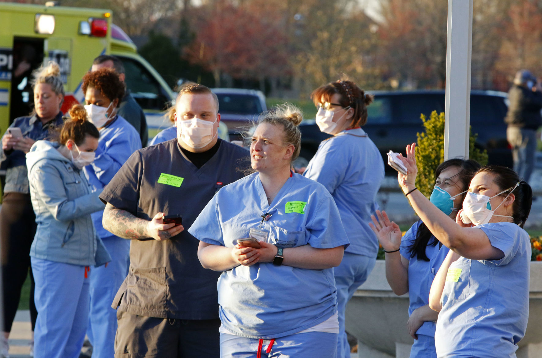 First responders recognize north Lake County health care workers